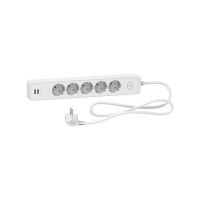 РАЗКЛОНИТЕЛ 5 ГНЕЗДА + 2USB - Ключове и контакти