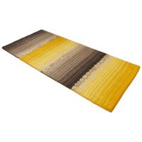 TWILIGHT IN YELLOW РЪЧНО ТЪКАНА ВЪЛНЕНА ПЪТЕКА 80/200 СМ - 