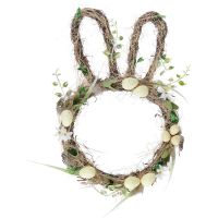 HOPPY EASTER ДЕКО ВЕНЕЦ ЗАЙЧЕ 45 СМ - 