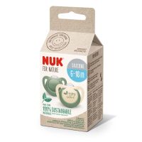 NUK FOR NATURE БИБЕРОН ЗАЛЪГАЛКИ СИЛ.6-18М 2БР. - Пособия за хранене