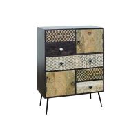 КОМОД С 2 ВРАТИ И 5 ЧЕКМЕДЖЕТА ТАМАНИ 80/35/108 СМ - 