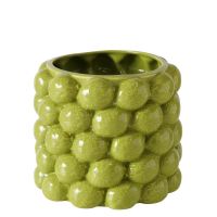 TUTTI FRUTTI LIME КАШПА/ВАЗА ЗА ЦВЕТЯ H:14 СМ - 