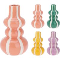 MULTICOLOR ВАЗА 9.9/16.9 СМ АСОРТИ - Декорация