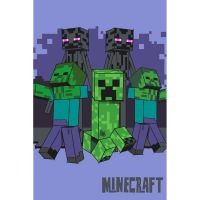 MINECRAFT MOBS COMING FOR YOU ОДЕЯЛО 100/150СМ - Одеяла