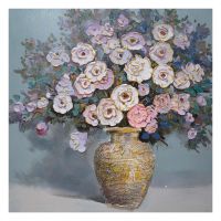 BLUMENVASE КАРТИНА 85/85 СМ - Декорация