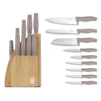 TAUPE КОМПЛЕКТ НОЖОВЕ СЪС СТОЙКА 10 ЧАСТИ - Готвене и хранене