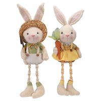 LUCKY RABBIT ДЕКО СЕДЯЩ ЗАЕК 16/14/61 СМ АСОРТИ - От нашата реклама