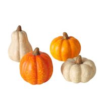 PUMPKY СЕТ 4 БР. ТИКВИ ДЕКО ФИГУРА 6.5 СМ - 