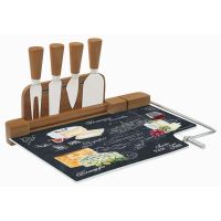 BAMBOO CHEESE СЕТ ЗА СИРЕНА 5 ЧАСТИ 31.5X20 СМ - 