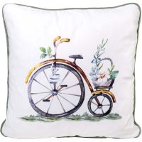 EASTER BICYCLE  ДЕКО ВЪЗГЛАВНИЦА С ЦИП - 
