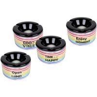 RAINBOW ПЕПЕЛНИК 11 СМ МНОГОЦВЕТЕН АСОРТИ - Декорация