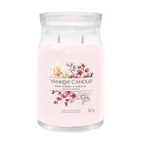 PINK CHERRY VANILLA АРОМАТНА СВЕЩ ГОЛЯМ БУРКАН 567 г - 