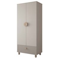 LOFT ГАРДЕРОБ С ДВЕ ВРАТИ 80X48X186 СМ - Бебе
