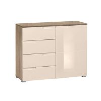 КОМОД МУУН С 1 ВРАТА И 4 ЧЕКМЕДЖЕТА 100/40/80 СМ - 