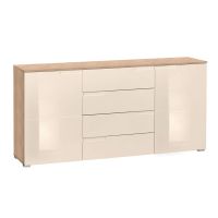 КОМОД МУУН С 2 ВРАТИ И 4 ЧЕКМЕДЖЕТА 165/40/80 СМ - 