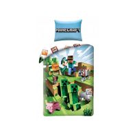 MINECRAFT ДЕТСКИ СПАЛЕН КОМПЛЕКТ ДВУЛИЦЕВ 2 ЧАСТИ - Двулицеви спални комплекти