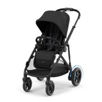 eGAZELLE S BLK BP ДЕТСКА КОЛИЧКА MOON BLACK - Бебешки колички 3 в 1, 2 в 1