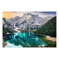 LAGO DI BRAIES СТЪКЛЕНА КАРТИНA 80/120 СМ - 