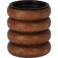WOOD ПОСТАВКА ЗА СВЕЩ 10/10/11 СМ - Разпродажба