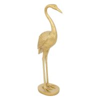 HERON СТАТУЕТКА ЧАПЛА H:41 СМ ЗЛАТИСТ - 
