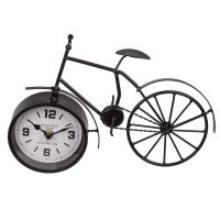 BICYCLE ЧАСОВНИК ЧЕРЕН МЕТАЛЕН 31.2/16.2/6.6 CM - Часовници