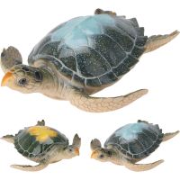 TURTLE СТАТУЕТКА КОСТЕНУРКА 34.3/28.5/9.2 СМ АСОРТИ - Летни акценти
