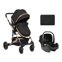 BLACK AMAIA 2024 ДЕТСКА КОЛИЧКА 3 В 1 С ТРАНСФ.СЕДАЛКА - 