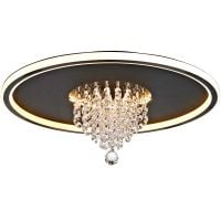 LED ПЛАФОНИЕРА ЧЕРНА С КРИСТАЛИ - Реклама / Промоции
