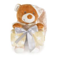 ADDIE BEAR ОДЕЯЛО С ИГРАЧКА БЕЖОВ - 