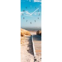 SUNNY СТЪКЛЕН СТЕНЕН ЧАСОВНИК 20/60 СМ - Часовници