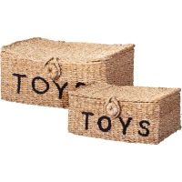 TOY КОШНИЦА ЗА СЪХРАНЕНИЕ С КАПАК - Домашни потреби