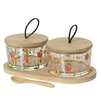 PEACH СЕТ ЗА СЕРВИРАНЕ 4 ЧАСТИ 20СМ - 