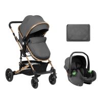 AMAIA DARK GREY 2024 ДЕТСКА КОЛИЧКА 3 В 1 С ТРАНСФ.СЕДАЛКА - 