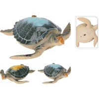 TURTLE СТАТУЕТКА КОСТЕНУРКА 21/20.5/6.5 СМ АСОРТИ - Летни акценти