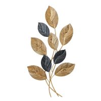LEAVES МЕТАЛНА ДЕКОРАЦИЯ ЗА СТЕНА 47.6/3.8/90.8 СМ - Декорации за стена