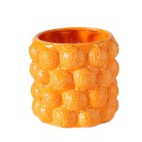 TUTTI FRUTTI ORANGE КАШПА/ВАЗА ЗА ЦВЕТЯ H:15 СМ - 