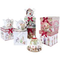 HOLLY JOLLY! КОЛЕДЕН СЕТ ЗА ЧАЙ В ПОДАРЪЧНА КУТИЯ АСОРТИ - 