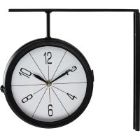 DOUBLE CLOCK СТЕНЕН ЧАСОВНИК 30/9/28 СМ - Часовници