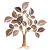 TREE МЕТАЛНА ДЕКОРАЦИЯ ЗА СТЕНА ДЪРВО 78.1/5.7/87.6 СМ - Декорации за стена
