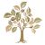 TREE МЕТАЛНА ДЕКОРАЦИЯ ЗА СТЕНА ДЪРВО 78.1/5.7/87.6 СМ - Декорации за стена