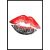 RED LIPS КАРТИНА 50/70 СМ - Картини канава