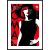 BLACK AND RED КАРТИНА 50/70 СМ - Картини канава