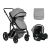 DARLING LIGHT GREY 2024 ДЕТСКА КОЛИЧКА 3 В 1 С ТРАНСФ.СЕДАЛКА - Бебешки колички 3 в 1, 2 в 1
