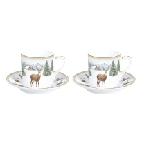 WHITE FOREST ЧАШИ ЗА КАФЕ 75МЛ 4 БР СЕТ