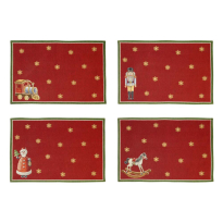 XMAS TOY'S DELIGHT TOYS СЕТ 4 БР ПОДЛОЖКИ ЗА ХРАНЕНЕ