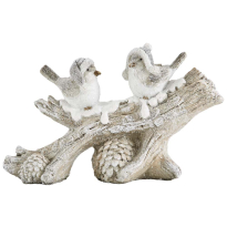 КОЛЕДНА СТАТУЕТКА ПТИЦИ НА ДЪРВО 26/8/16.2 СМ АСОРТИ