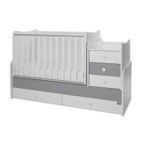 MAXI PLUS NEW БЕБЕШКО ТРАНСФОРМИРАЩО СЕ ЛЕГЛО БЯЛО/STONE GREY 70/160 СМ