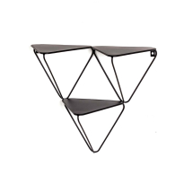 ЧЕРНА МЕТАЛНА ЕТАЖЕРКА КИРКЪЛ 48/22/42 СМ