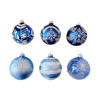 КОЛЕДНА ТОПКА ЗА ЕЛХА 8 СМ АСОРТИ