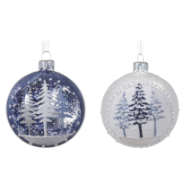 КОЛЕДНА ТОПКА 8 СМ АСОРТИ